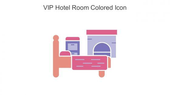 VIP Hotel Room Colored Icon In Powerpoint Pptx Png And Editable Eps Format