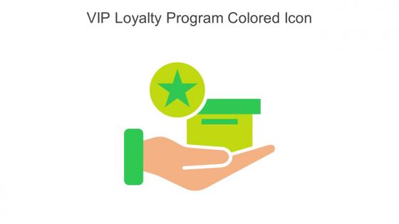 VIP Loyalty Program Colored Icon In Powerpoint Pptx Png And Editable Eps Format
