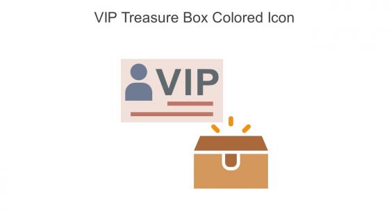 VIP Treasure Box Colored Icon In Powerpoint Pptx Png And Editable Eps Format