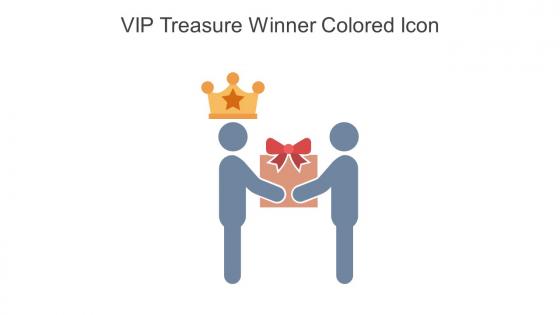 VIP Treasure Winner Colored Icon In Powerpoint Pptx Png And Editable Eps Format