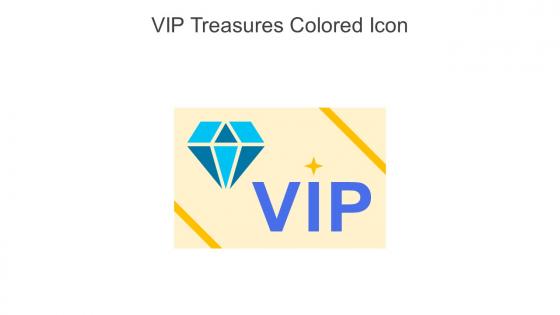 VIP Treasures Colored Icon In Powerpoint Pptx Png And Editable Eps Format