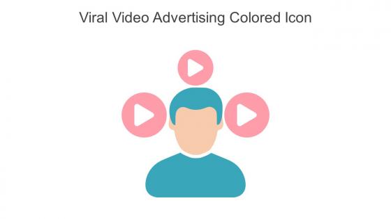 Viral Video Advertising Colored Icon In Powerpoint Pptx Png And Editable Eps Format