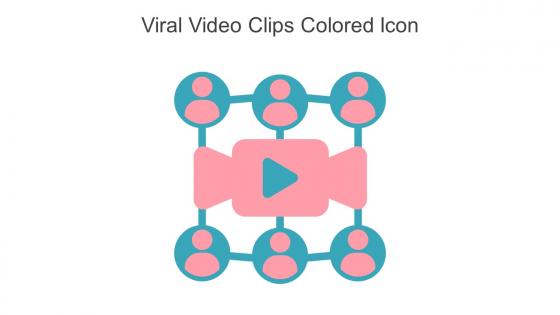 Viral Video Clips Colored Icon In Powerpoint Pptx Png And Editable Eps Format
