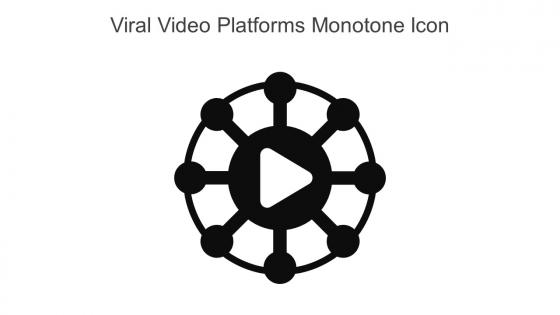 Viral Video Platforms Monotone Icon In Powerpoint Pptx Png And Editable Eps Format