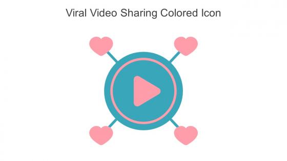Viral Video Sharing Colored Icon In Powerpoint Pptx Png And Editable Eps Format