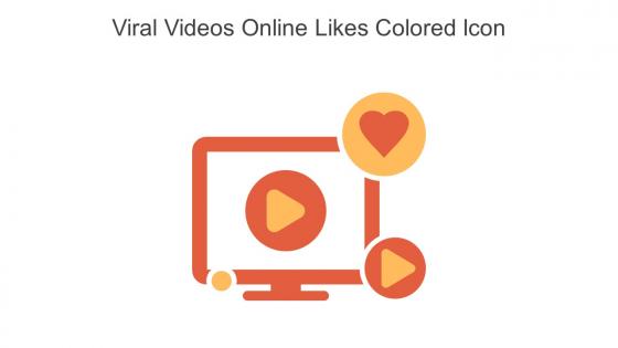 Viral Videos Online Likes Colored Icon In Powerpoint Pptx Png And Editable Eps Format