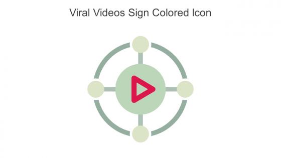 Viral Videos Sign Colored Icon In Powerpoint Pptx Png And Editable Eps Format