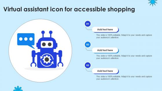 Virtual Assistant Icon For Accessible Shopping