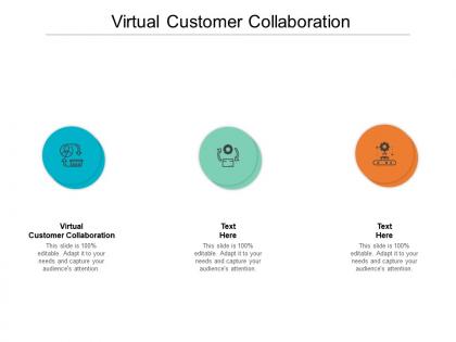 Virtual customer collaboration ppt powerpoint presentation professional portrait cpb