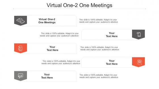 Virtual one 2 one meetings ppt powerpoint presentation icon graphics example cpb