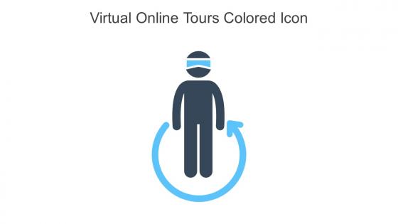 Virtual Online Tours Colored Icon In Powerpoint Pptx Png And Editable Eps Format
