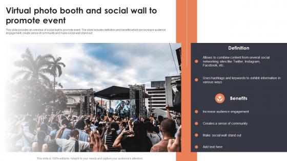 Virtual Photo Booth And Social Wall Event Planning For New Product Launch