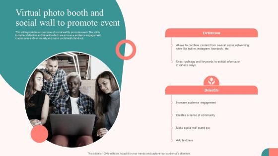 Virtual Photo Booth And Social Wall To Promote Event Tasks For Effective Launch Event Ppt Mockup