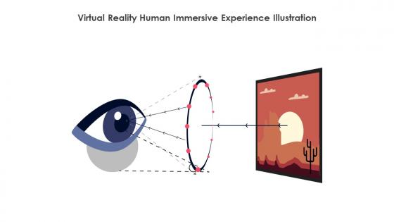Virtual Reality Human Immersive Experience Illustration