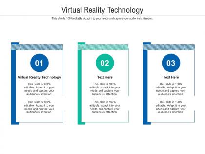 Virtual reality technology ppt powerpoint presentation gallery infographics cpb
