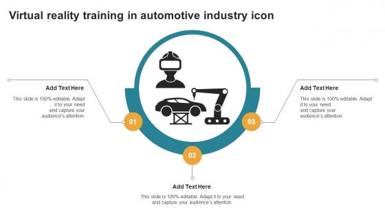 Virtual Reality Training In Automotive Industry Icon