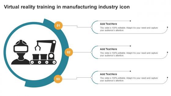 Virtual Reality Training In Manufacturing Industry Icon