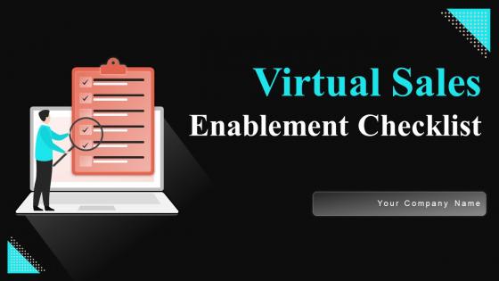 Virtual Sales Enablement Checklist Powerpoint Presentation Slides