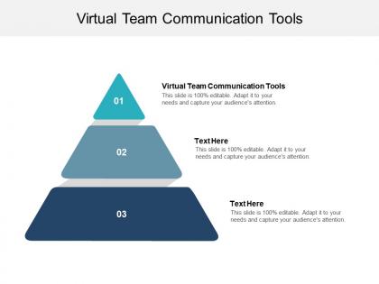 Virtual team communication tools ppt powerpoint presentation infographic template cpb