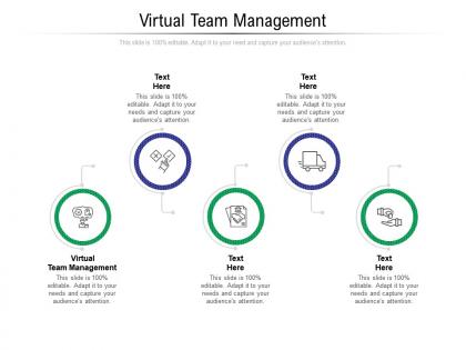 Virtual team management ppt powerpoint presentation summary gallery cpb