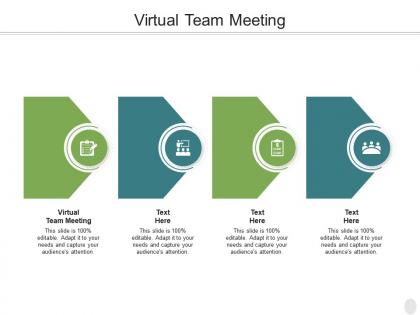 Virtual team meeting ppt powerpoint presentation layout cpb