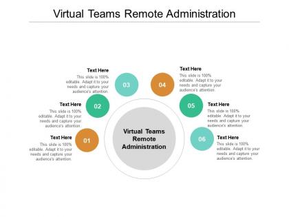 Virtual teams remote administration ppt powerpoint presentation professional clipart images cpb