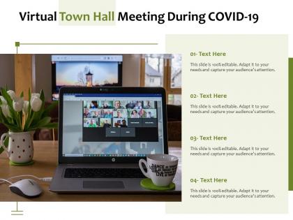 Virtual town hall meeting during covid 19