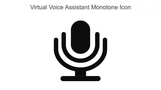 Virtual Voice Assistant Monotone Icon In Powerpoint Pptx Png And Editable Eps Format