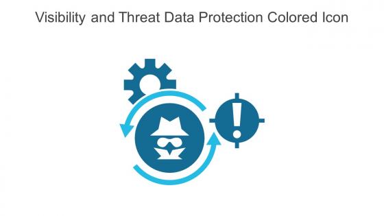 Visibility And Threat Data Protection Colored Icon In Powerpoint Pptx Png And Editable Eps Format