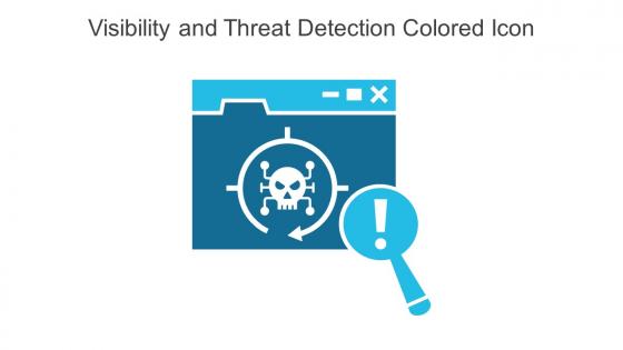Visibility And Threat Detection Colored Icon In Powerpoint Pptx Png And Editable Eps Format