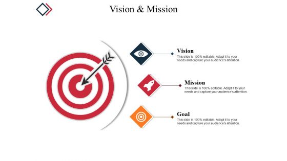 Vision and mission powerpoint slide clipart