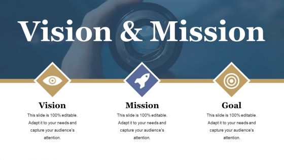 Vision and mission ppt slide design