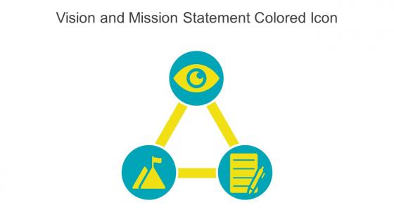 Vision And Mission Statement Colored Icon In Powerpoint Pptx Png And Editable Eps Format