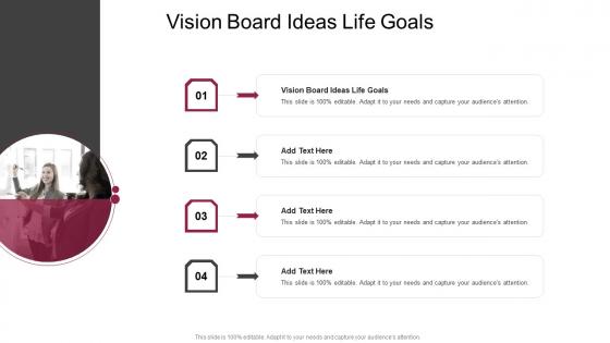 Vision Board Ideas Life Goals In Powerpoint And Google Slides Cpb