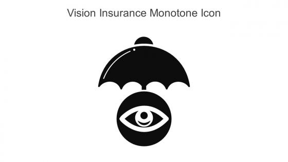 Vision Insurance Monotone Icon In Powerpoint Pptx Png And Editable Eps Format