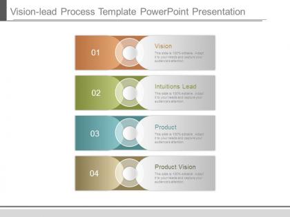 Vision lead process template powerpoint presentation