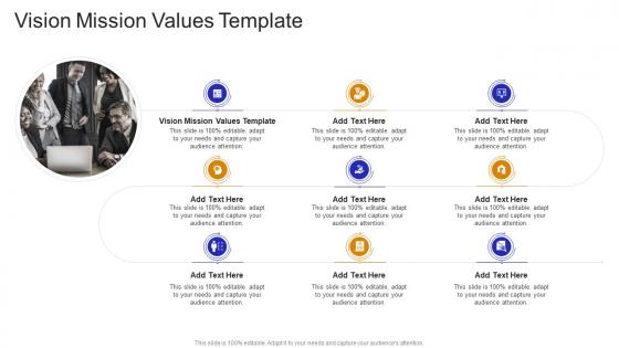 Vision Mission Values Template In Powerpoint And Google Slides Cpb