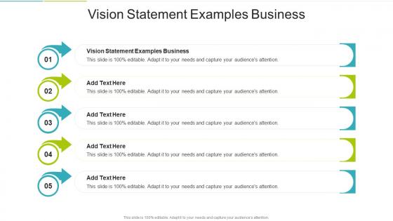 Vision Statement Examples Business In Powerpoint And Google Slides Cpb