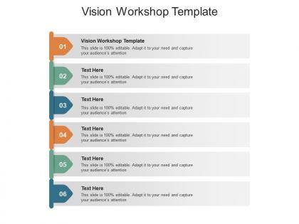 Vision workshop template ppt powerpoint presentation summary background images cpb
