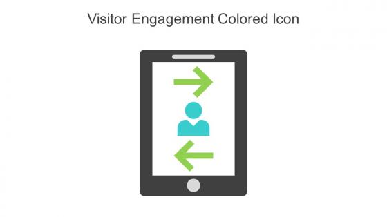 Visitor Engagement Colored Icon In Powerpoint Pptx Png And Editable Eps Format