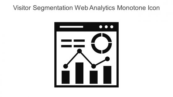Visitor Segmentation Web Analytics Monotone Icon In Powerpoint Pptx Png And Editable Eps Format
