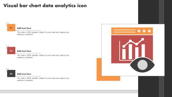 Visual Bar Chart Data Analytics Icon