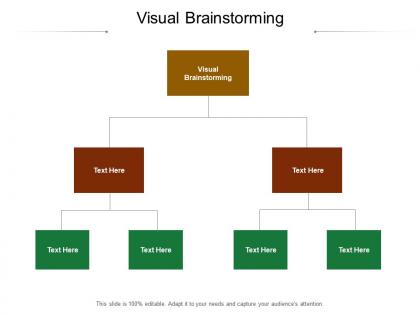 Visual brainstorming ppt powerpoint presentation outline example introduction cpb