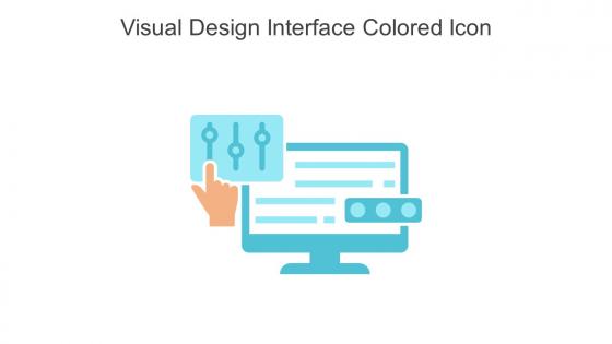 Visual Design Interface Colored Icon In Powerpoint Pptx Png And Editable Eps Format