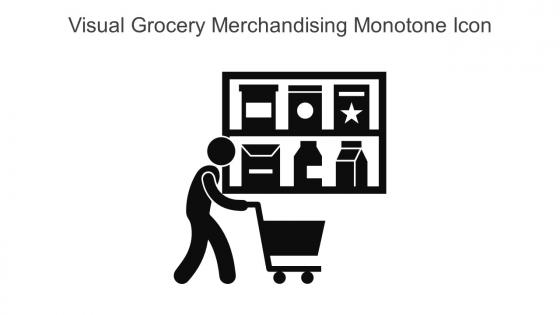 Visual Grocery Merchandising Monotone Icon In Powerpoint Pptx Png And Editable Eps Format