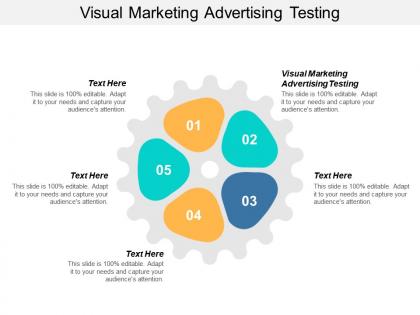 Visual marketing advertising testing ppt powerpoint presentation inspiration topics cpb