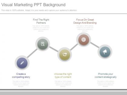Visual marketing ppt background