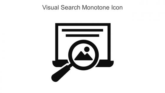 Visual Search Monotone Icon In Powerpoint Pptx Png And Editable Eps Format