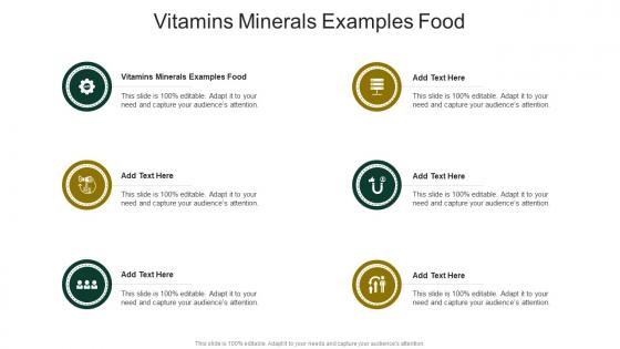 Vitamins Minerals Examples Food In Powerpoint And Google Slides Cpb