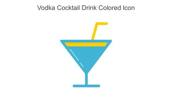 Vodka Cocktail Drink Colored Icon In Powerpoint Pptx Png And Editable Eps Format